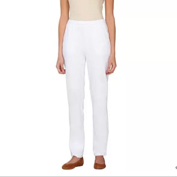 Linea Leisure Louis Dell'Olio Knit Pull-On Pants - Picture 1 of 6